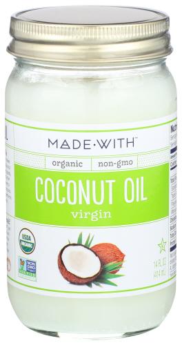 Made With Oil Coconut Virgin Organic - 14 Fo (6 Units)