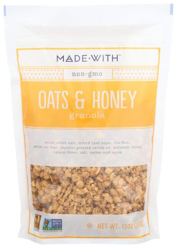 Made With Granola Honey Oat - 12 Oz (6 Units)
