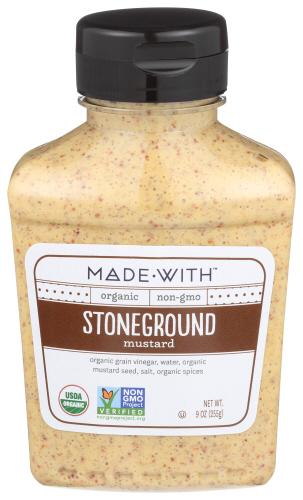 Made With Mustard Stoneground Organic - 9 Oz (6 Units)