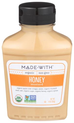 Made With Mustard Honey Organic - 9 Oz (6 Units)
