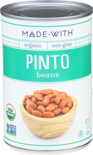 Made With Beans Pinto Organic - 15 Oz (12 Units)