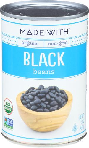 Made With Beans Black Organic - 15 Oz (12 Units)