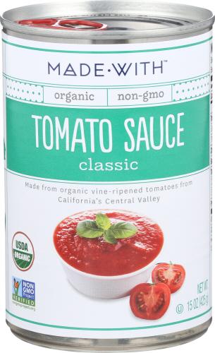 Made With Sauce Tomato Organic - 15 Oz (12 Units)