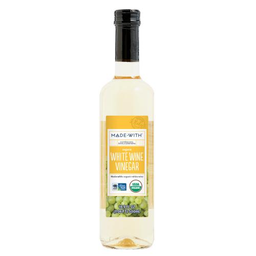 Made With Vinegar White Wine Organic - 16.9 Oz (12 Units)