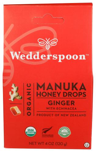 Wedderspoon Drop Manuka Ginger - 4 Oz (6 Units)