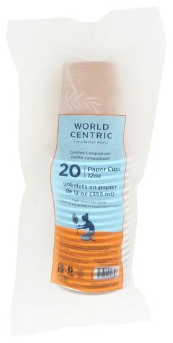 World Centric Cup Paper Hot Compost 12Z - 20 Pc (12 Units)