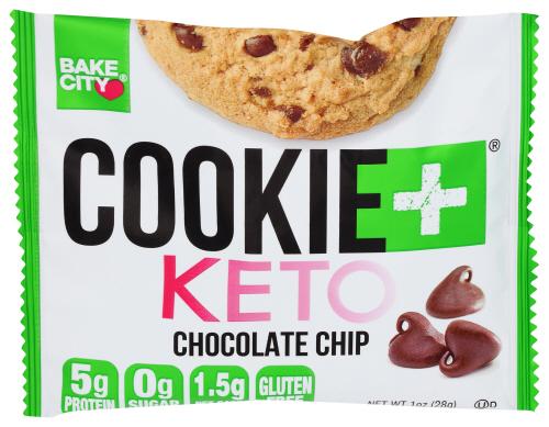 Bake City Cookie Plus Keto Chocolate Chp - 1 Oz (12 Units)