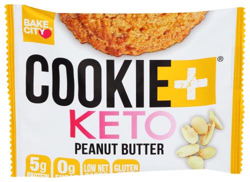 Bake City Cookie Plus Keto Peanut Butter - 1 Oz (12 Units)