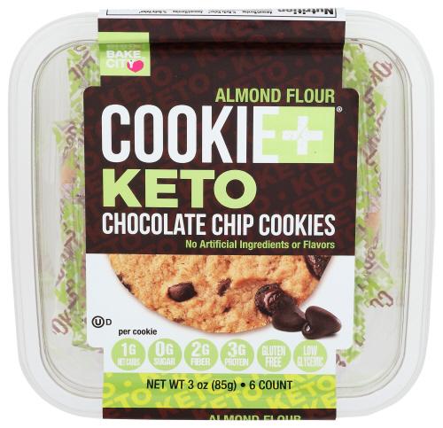 Bake City Cookie Pls Keto Chocchip - 3 Oz (12 Units)
