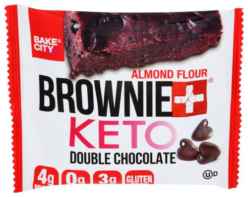 Bake City Brownie Plus Keto Double Chc - 1.2 Oz (12 Units)