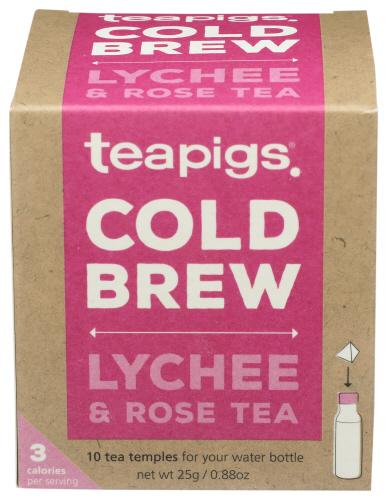 Teapigs Cold Brew Lychee & Rose - 10 Bx (6 Units)