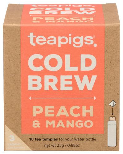 Teapigs Tea Cold Brw Peach Mango - 10 Bx (6 Units)