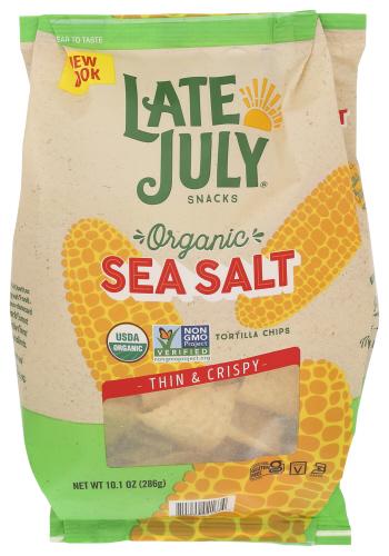 Late July Chip Tort Res Style Sea Salt - 10.1 Oz (9 Units)