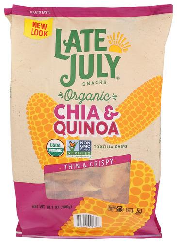 Late July Chip Tort Chia N Quinoa - 10.1 Oz (9 Units)