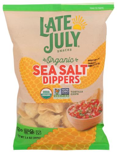 Late July Chip Tort Dippr Sea Salt - 7.4 Oz (9 Units)