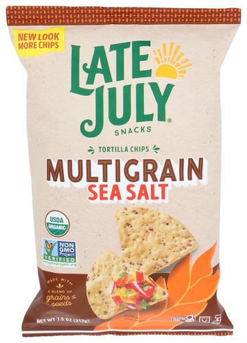 Late July Chip Mltigrn Sslt - 7.5 Oz (12 Units)