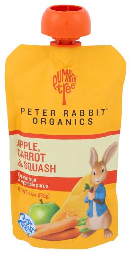 Peter Rabbit Baby Carrot Sqsh Apple Organic - 4.4 Oz (10 Units)