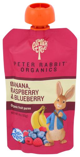 Peter Rabbit Baby Raspberry Bnnna Bluebry - 4 Oz (10 Units)
