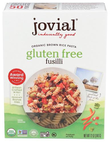 Jovial Pasta Brwnrce Organic Fusilli - 12 Oz (12 Units)