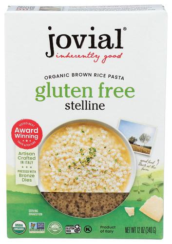 Jovial Pasta Brown Rice Stelline - 12 Oz (12 Units)