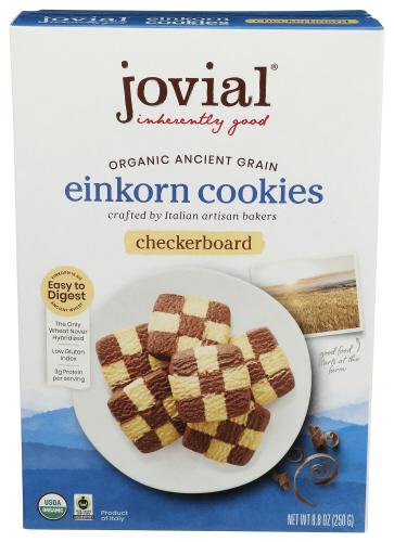 Jovial Cookie Einkorn Checkerbrd - 8.8 Oz (12 Units)