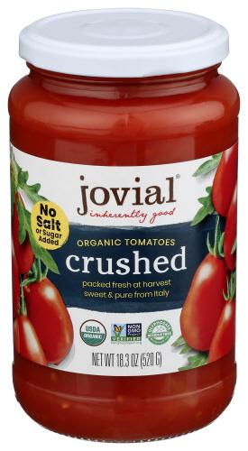 Jovial Tomato Crushed Organic - 18.3 Oz (6 Units)