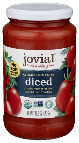 Jovial Tomato Diced Organic - 18.3 Oz (6 Units)