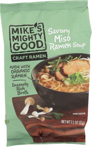 Mikes Mighty Good Soup Ramen Miso Savory - 2.1 Oz (7 Units)