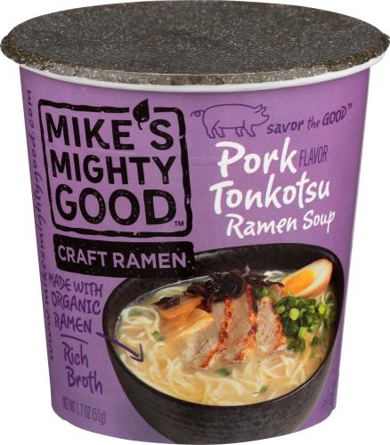 Mikes Mighty Good Soup Cup Pork Tnkotsu Organic - 1.7 Oz (6 Units)