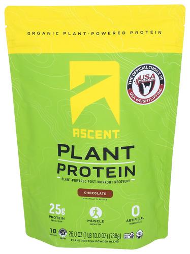 Ascent Plant Protein Chocolate - 1.63 Lb (1 Units)