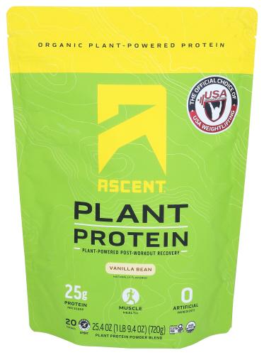 Ascent Plant Protein Vanilla - 1.59 Lb (1 Units)