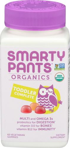 Smartypants Organic Toddler Formula - 60 Pc (1 Units)
