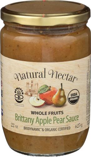 Natural Nectar Applesauce Pear Biodynmc - 22 Oz (6 Units)