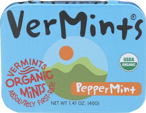 Vermints Candy Peppermint Organic - 1.41 Oz (6 Units)
