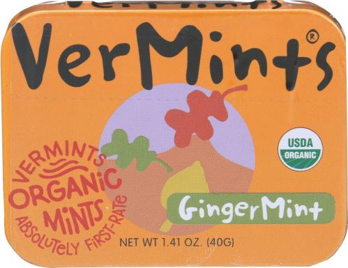 Vermints Candy Gingermint Organic - 1.41 Oz (6 Units)