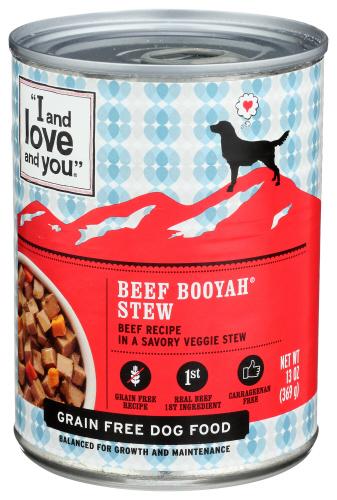 I&Love&You Dog Food Can Beef Booyah Stew - 13 Oz (12 Units)