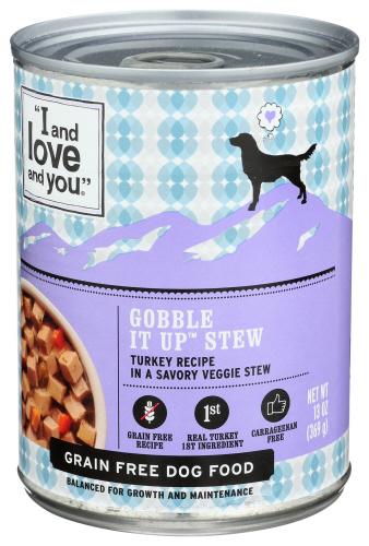 I&Love&You Dog Food Can Gobble It Up Stew - 13 Oz (12 Units)