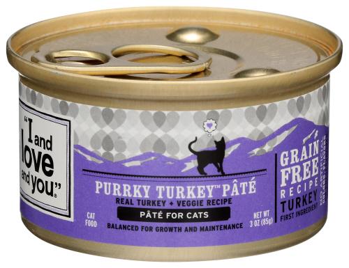 I&Love&You Cat Food Purrky Trky Pate - 3 Oz (24 Units)