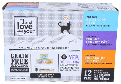I&Love&You Cat Fd Can Multi Pack - 36 Oz (4 Units)