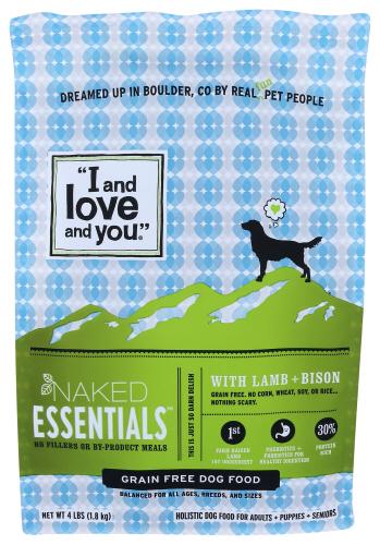 I&Love&You Dog Kbbl Lamb & Bsn Nkd Es - 4 Lb (4 Units)