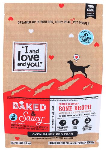 I&Love&You Dog Food Bkd Sweet Pot Beef - 4 Lb (4 Units)