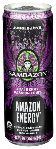 Sambazon Amzn Enrgy Acai Psn Fruit - 12 Fo (12 Units)