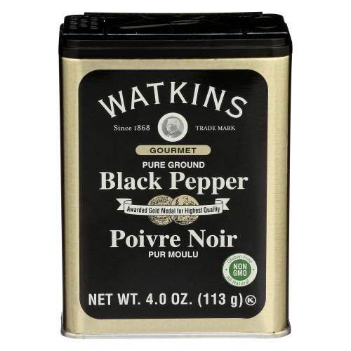 Watkins Pepper Blk Granulated - 4 Oz (1 Units)