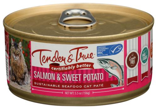Tender And True Cat Food Salm & Sw Potato - 5.5 Oz (24 Units)