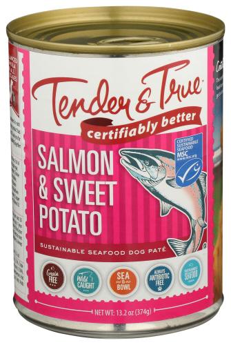Tender And True Dog Fd Wet Slmn Sweet Potato - 13.2 Oz (12 Units)