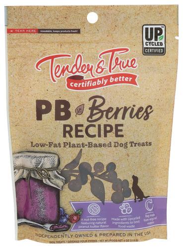 Tender And True Dog Treat Pb & Berries - 4 Oz (10 Units)