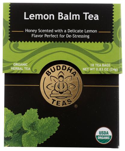 Buddha Teas Tea Lemon Balm - 18 Bg (6 Units)