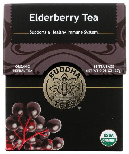 Buddha Teas Tea Elderberry - 18 Bg (6 Units)