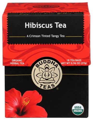 Buddha Teas Tea Hibiscus - 18 Bg (6 Units)