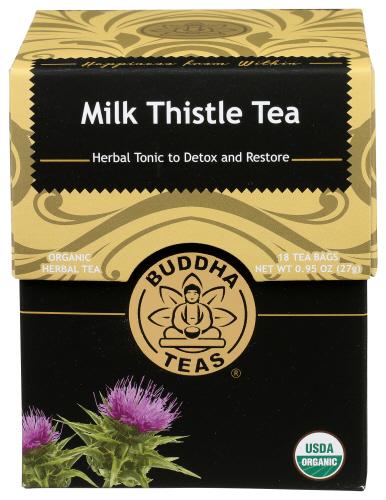 Buddha Teas Tea Milk Thistle - 18 Bg (6 Units)